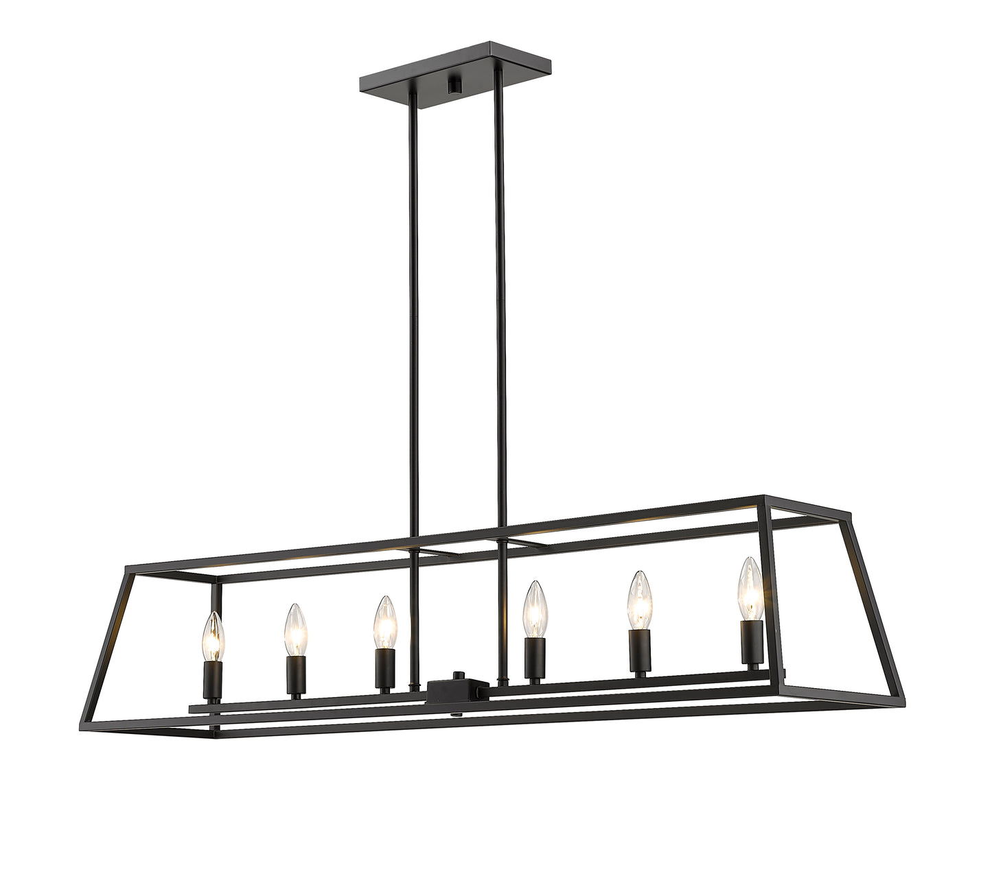 B9840 Series 6 Light Linear Chandelier